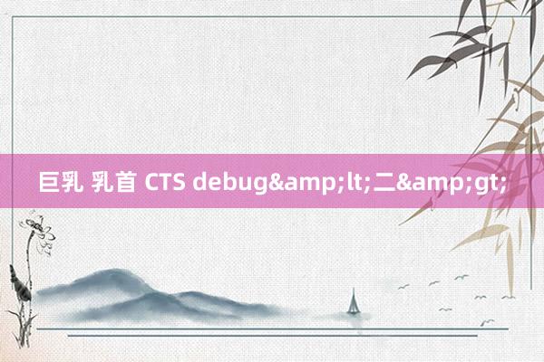 巨乳 乳首 CTS debug&lt;二&gt;