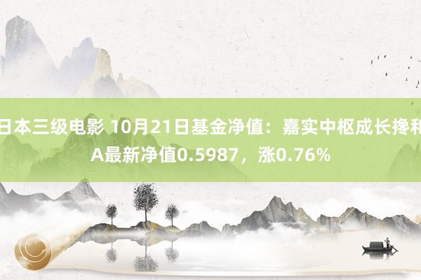 日本三级电影 10月21日基金净值：嘉实中枢成长搀和A最新净值0.5987，涨0.76%